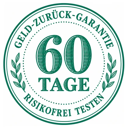 60 Tage Geld-zurück-Garantie